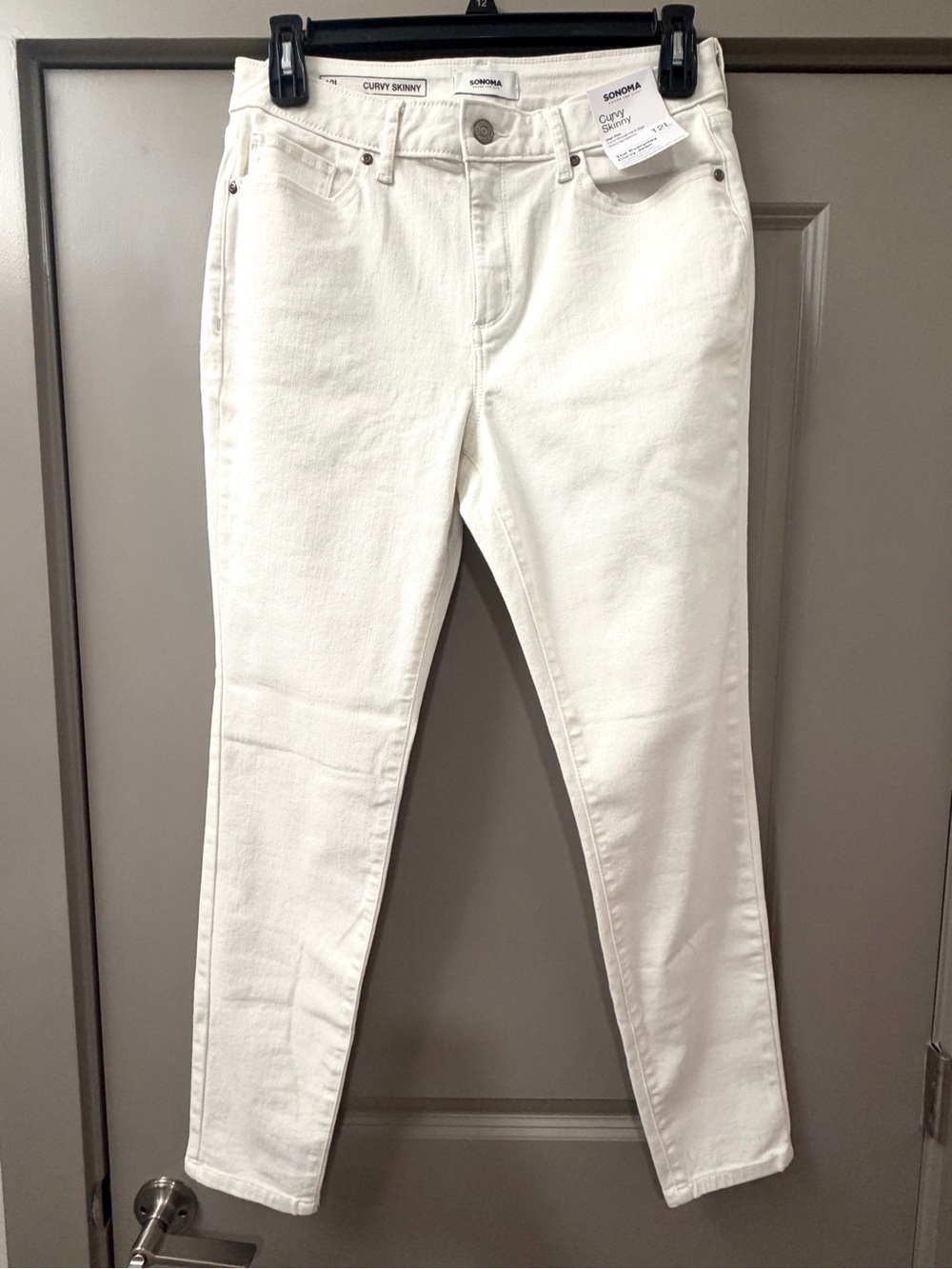 SONOMA Curvy Skinny Jeans White - Tall